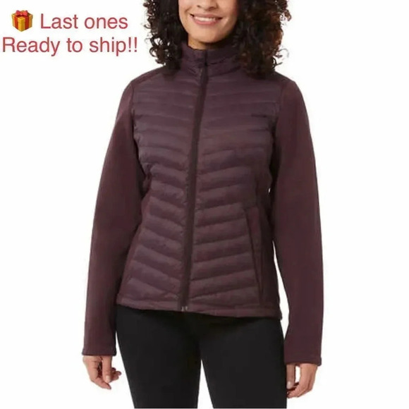 32 Degrees Ladies' Mixed Media Jacket - Picture 1 of 4